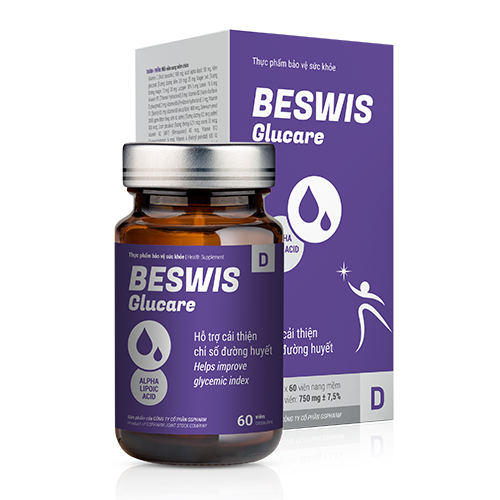 Beswis Glucare Cải thiện chỉ số đường huyết