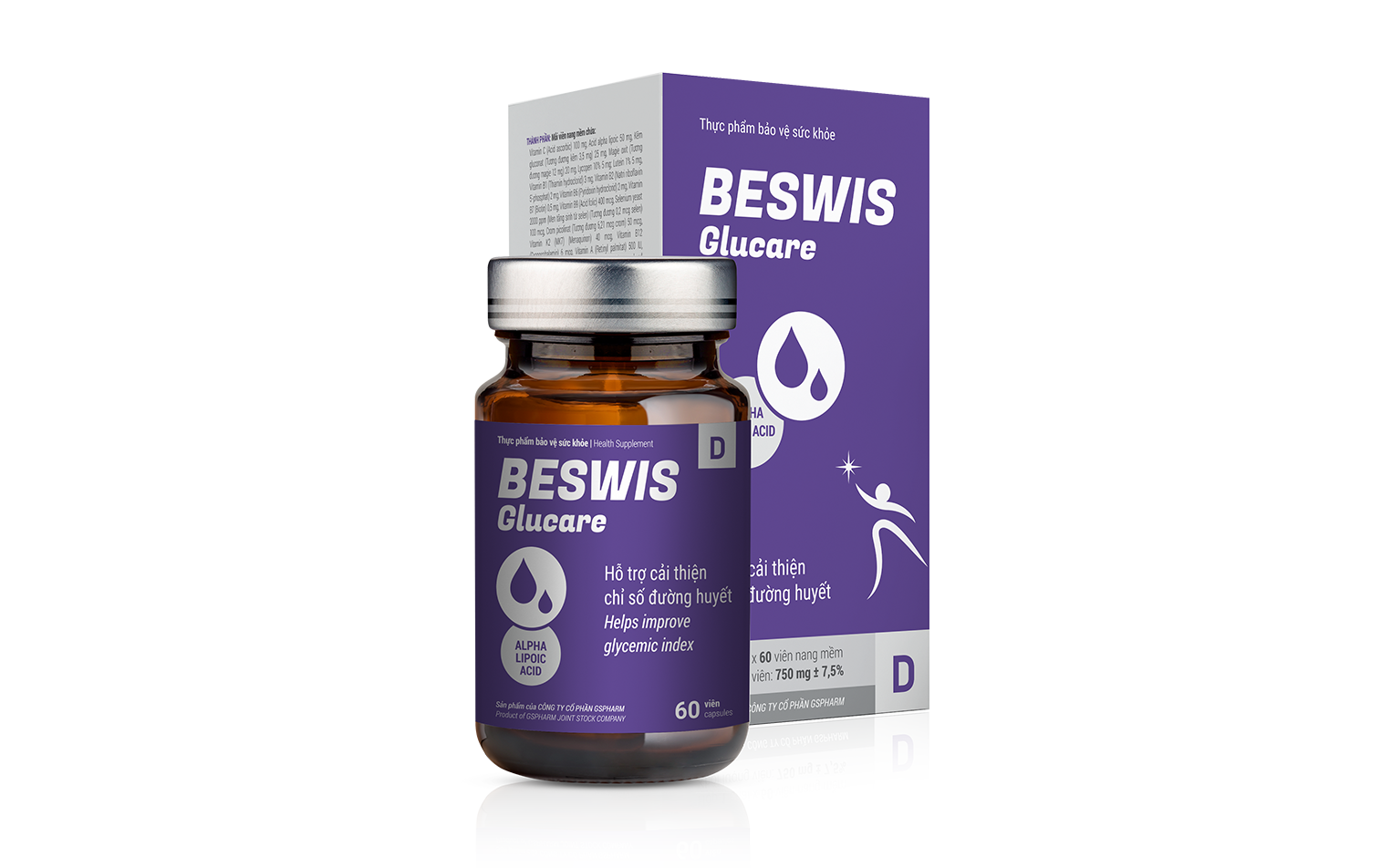 Beswis Glucare Cải thiện chỉ số đường huyết 