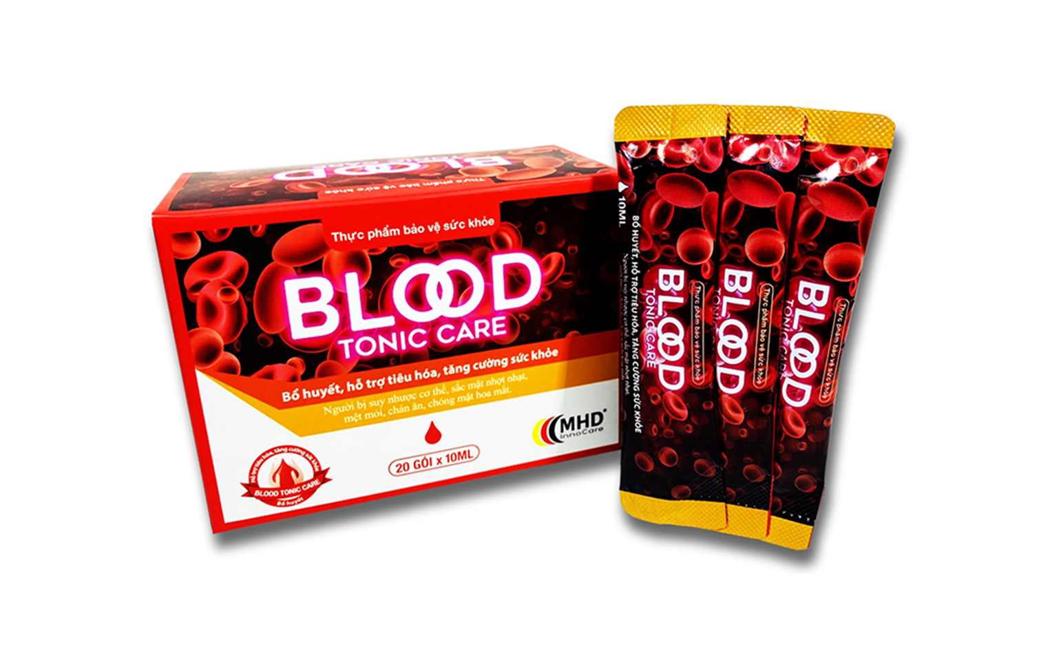 BLOOD TONIC CARE Hỗ trợ bổ huyết, hỗ trợ tiêu hóa, tăng cường sức khỏe. 