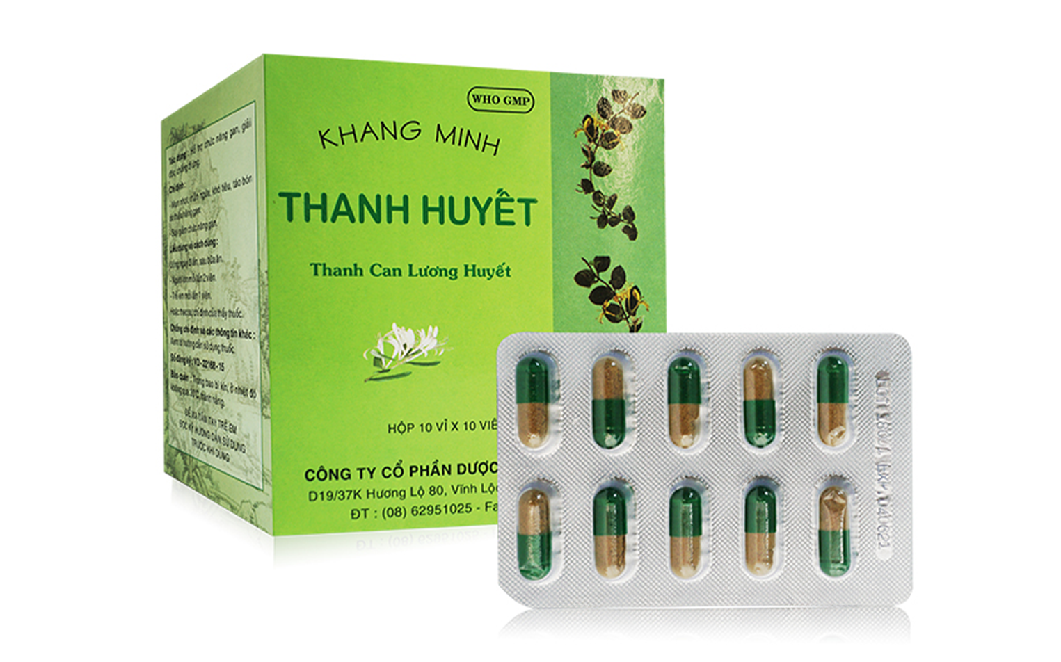 Khang Minh Thanh huyết Hỗ trợ chức năng gan, giải độc, chống dị ứng 