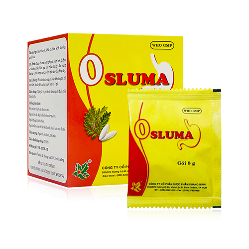 OSLUMA Hoạt huyết, khứ ứ, ức toan, chỉ thống.