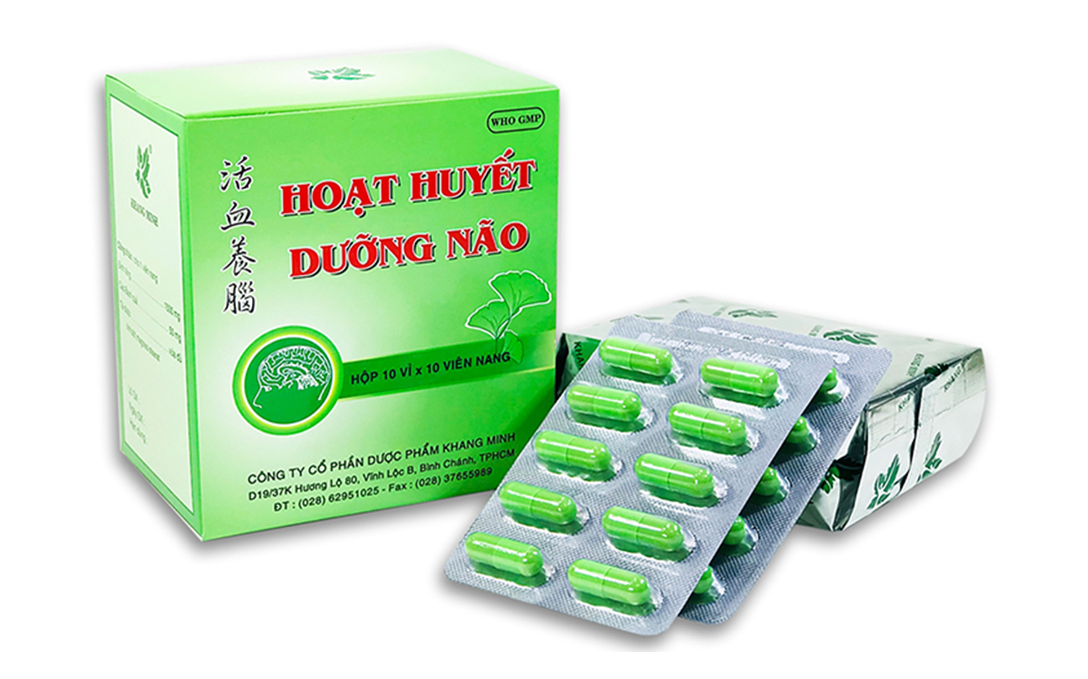 Hoạt Huyết Dưỡng Não Hoạt huyết, tăng cường tuần hoàn não